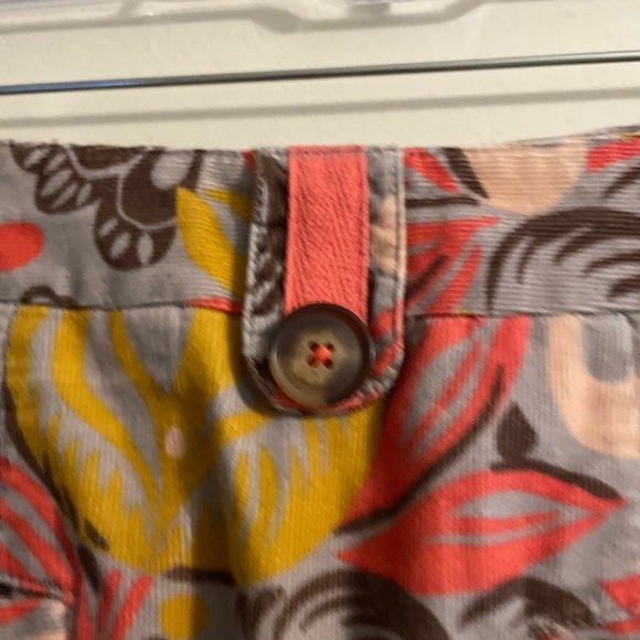 Boden Corduroy Floral Pattern Lined Skirt Size 4R - Picture 11 of 14